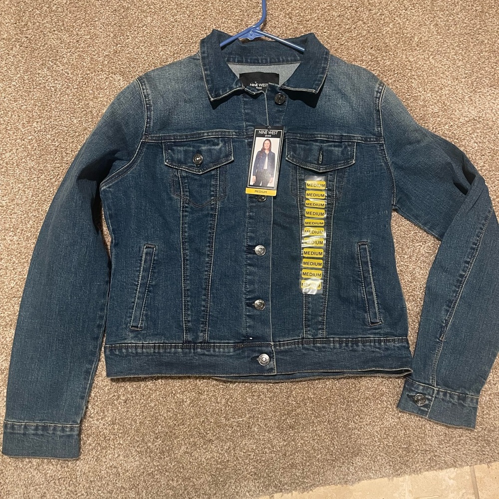 Classic Blue Denim Jacket Nine West